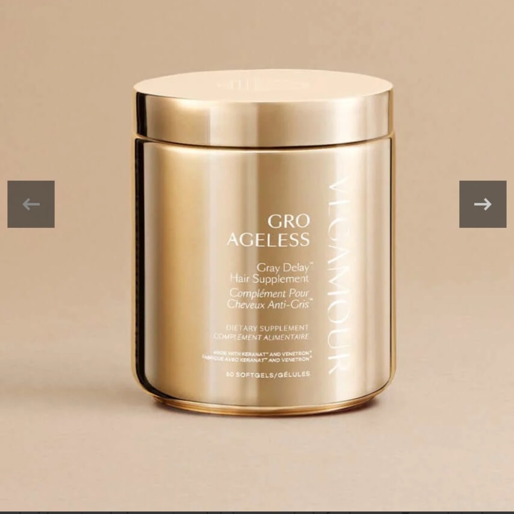 Vegamour Gro Ageless Gray Delay Hair Supplement